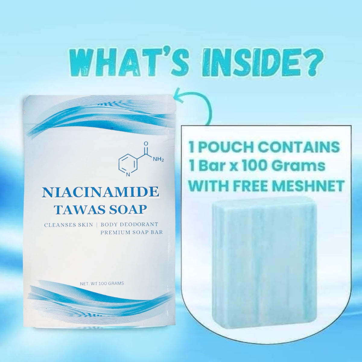 Niacinamide Tawas soap 100g