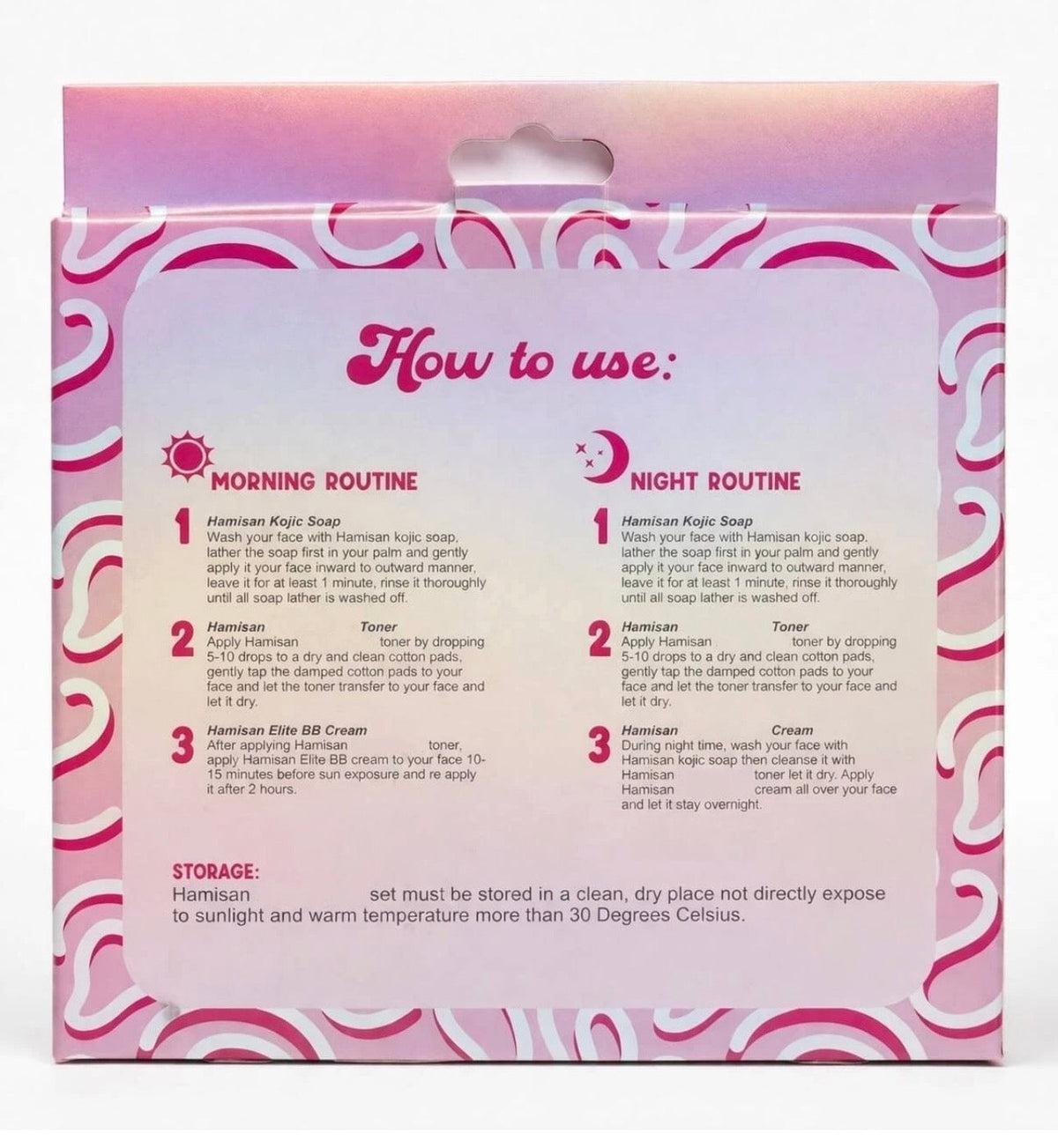 Hami-San New Skin Rejuvenating Set By. Jolina Complete 4-Step Renewal System.