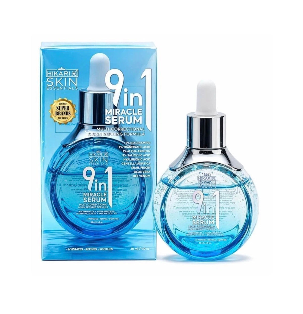 HIKARI SKIN ESSENTIALS 9in1 MIRACLE SERUM 30ML