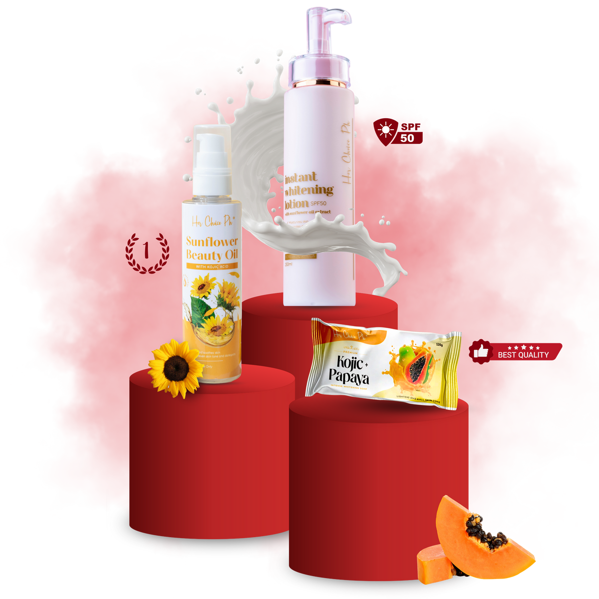 Her Choice Ph - Skin Care Trio Body whitening Set