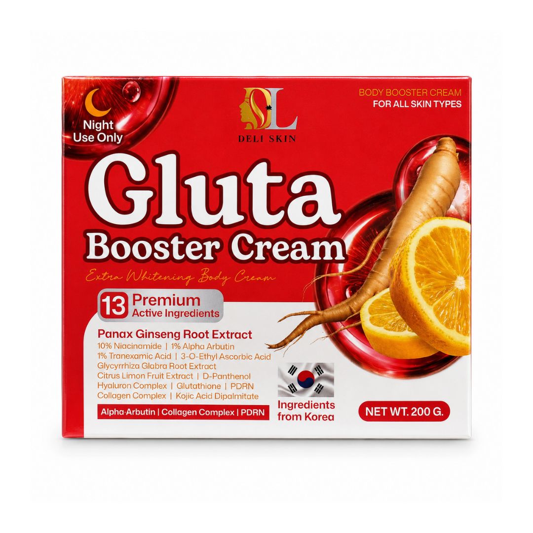 Deli Skin Gluta Booster Cream 200g | Ginseng Citrus Body Care