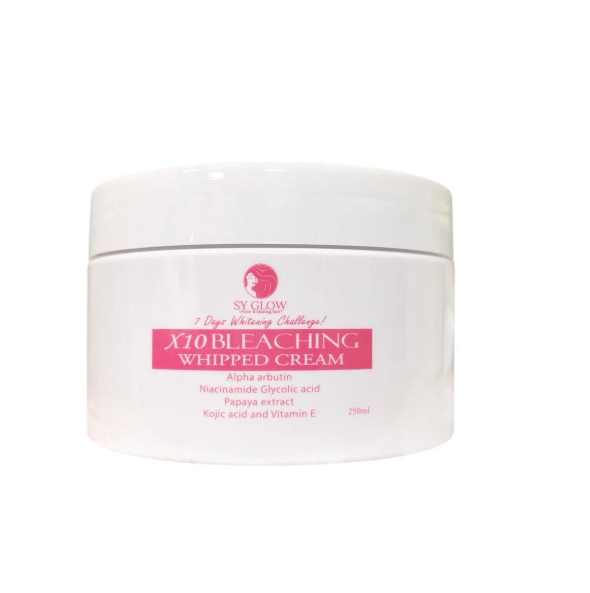 SY GLOW - 10X BLEACHING WHIPPED CREAM 250ML