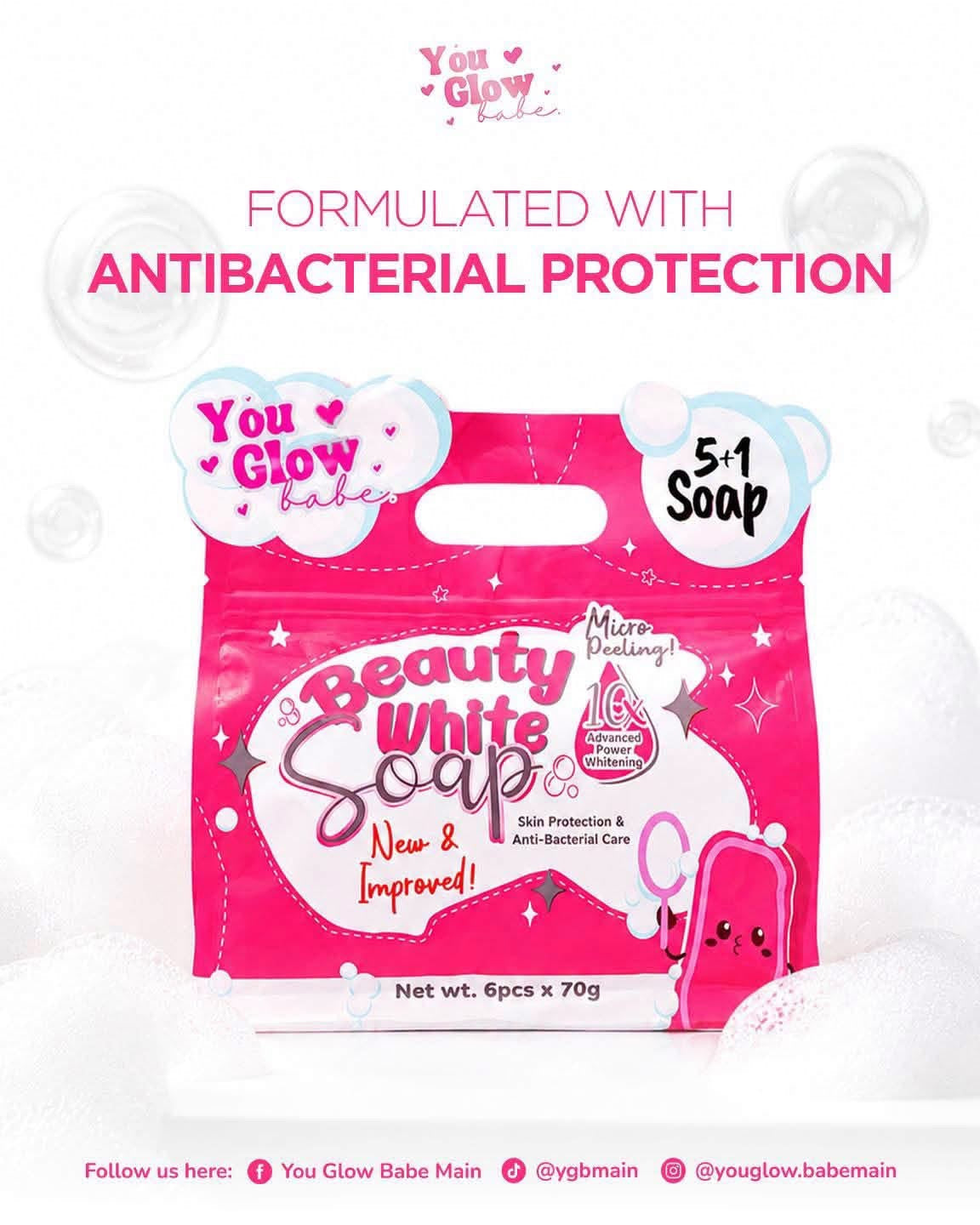 You glow babe -Beauty White soap / Sea Buckhorn with Snail Extract (5x 70g)