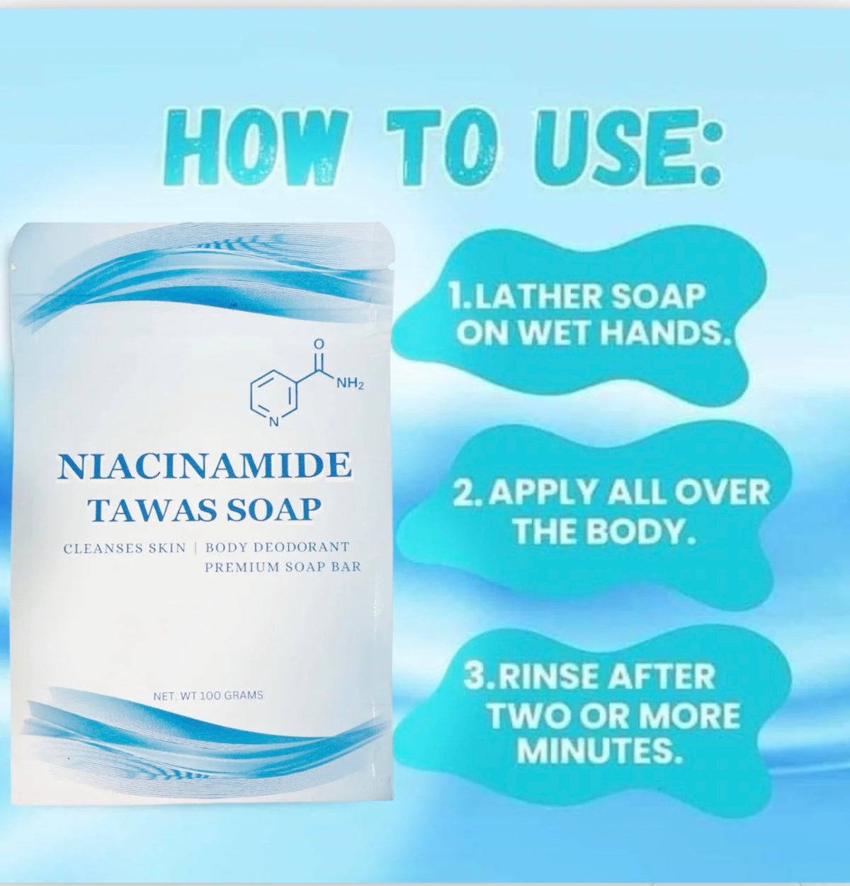 Niacinamide Tawas soap 100g