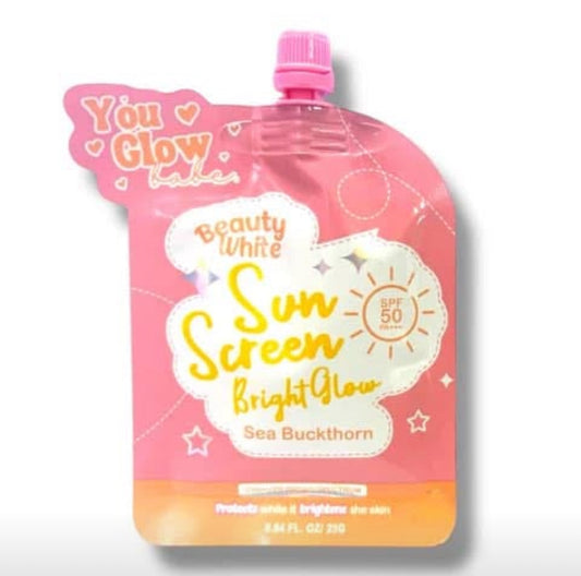 You glow babe - Beauty white sunscreen Bright Glow SPF50 - 25g