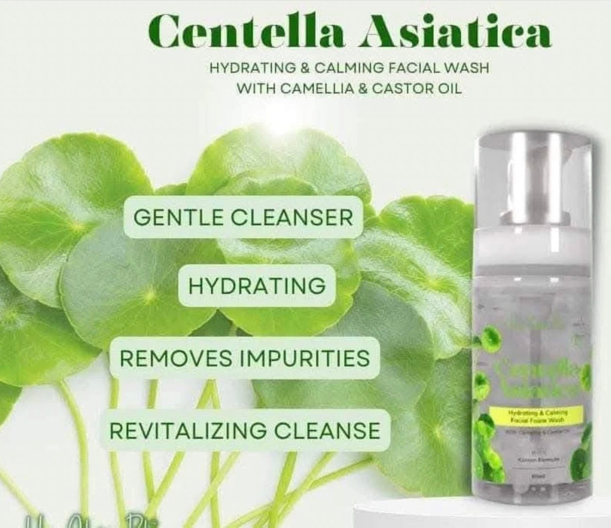 Her Choice PH Centella Asiatica Premium Repair Skincare Set - Facial Foam Wash. Hydrating Toner. Soothing Serum & Moisturizing with Camellia oil. Aloe Vera. Niacinamide & Hyaluronic Acid- korean Formula