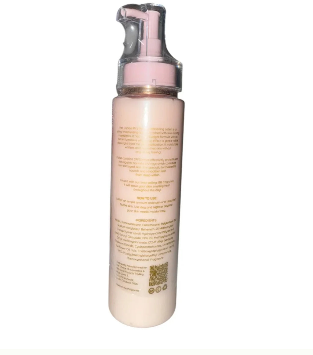 Her choice Ph - Instant whitening Lotion SPF50 With Sunflower Oil Extract -250ml