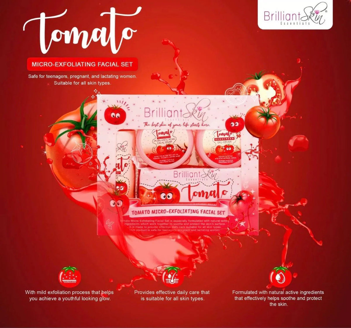 Brilliant skin essentials - Tomato facial set