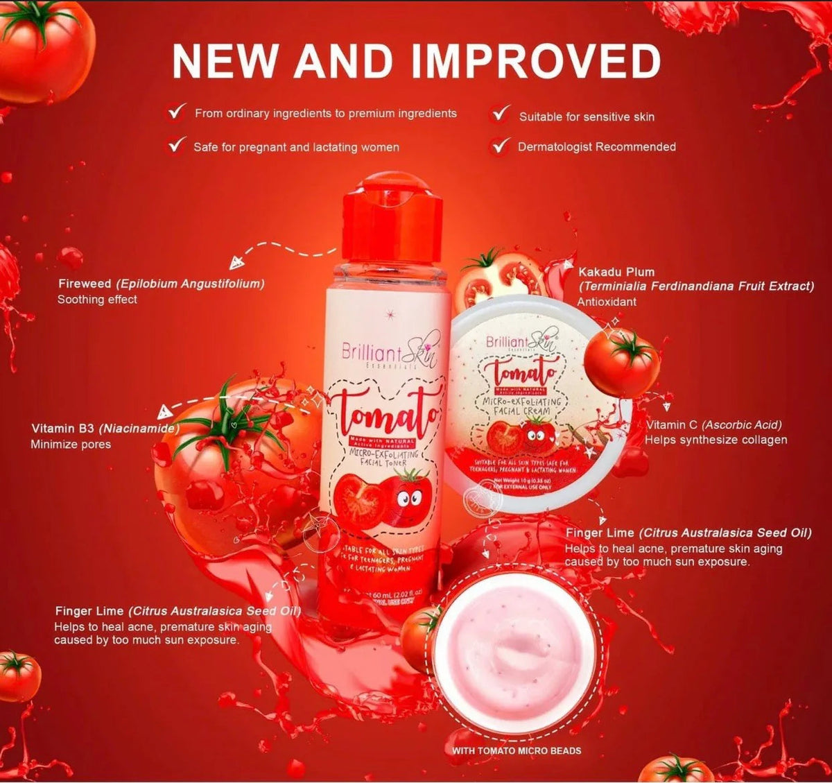 Brilliant skin essentials - Tomato facial set