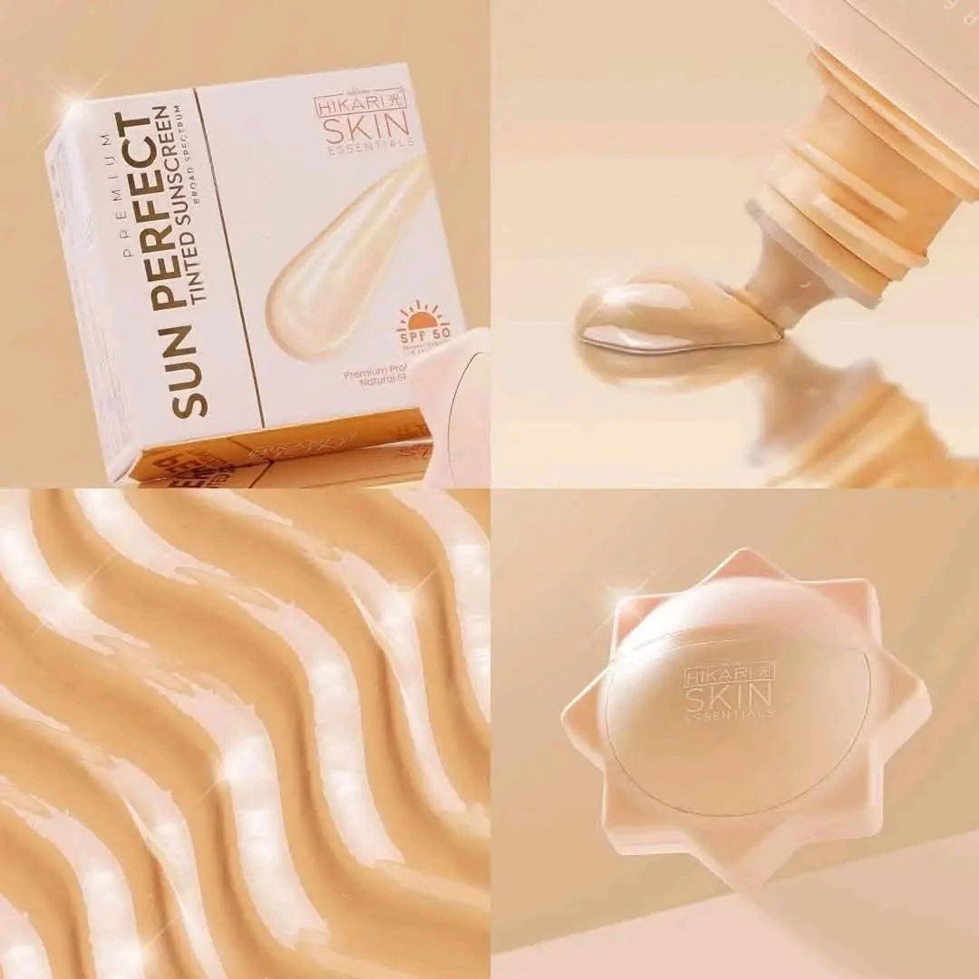 Hikari Skin Essentials Premium Sun Perfect Tinted Sunscreen SPF50 - 50ML