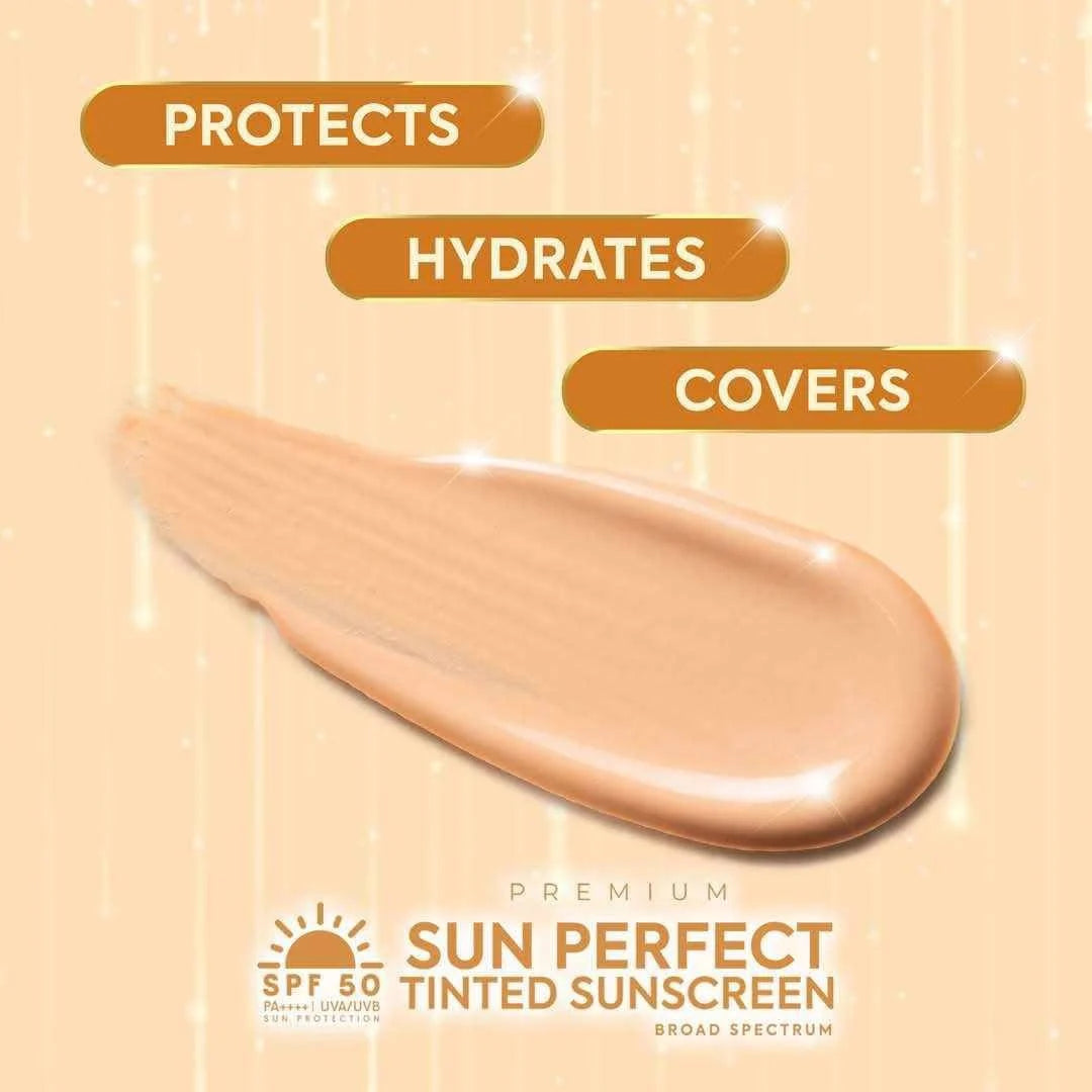 Hikari Skin Essentials Premium Sun Perfect Tinted Sunscreen SPF50 - 50ML