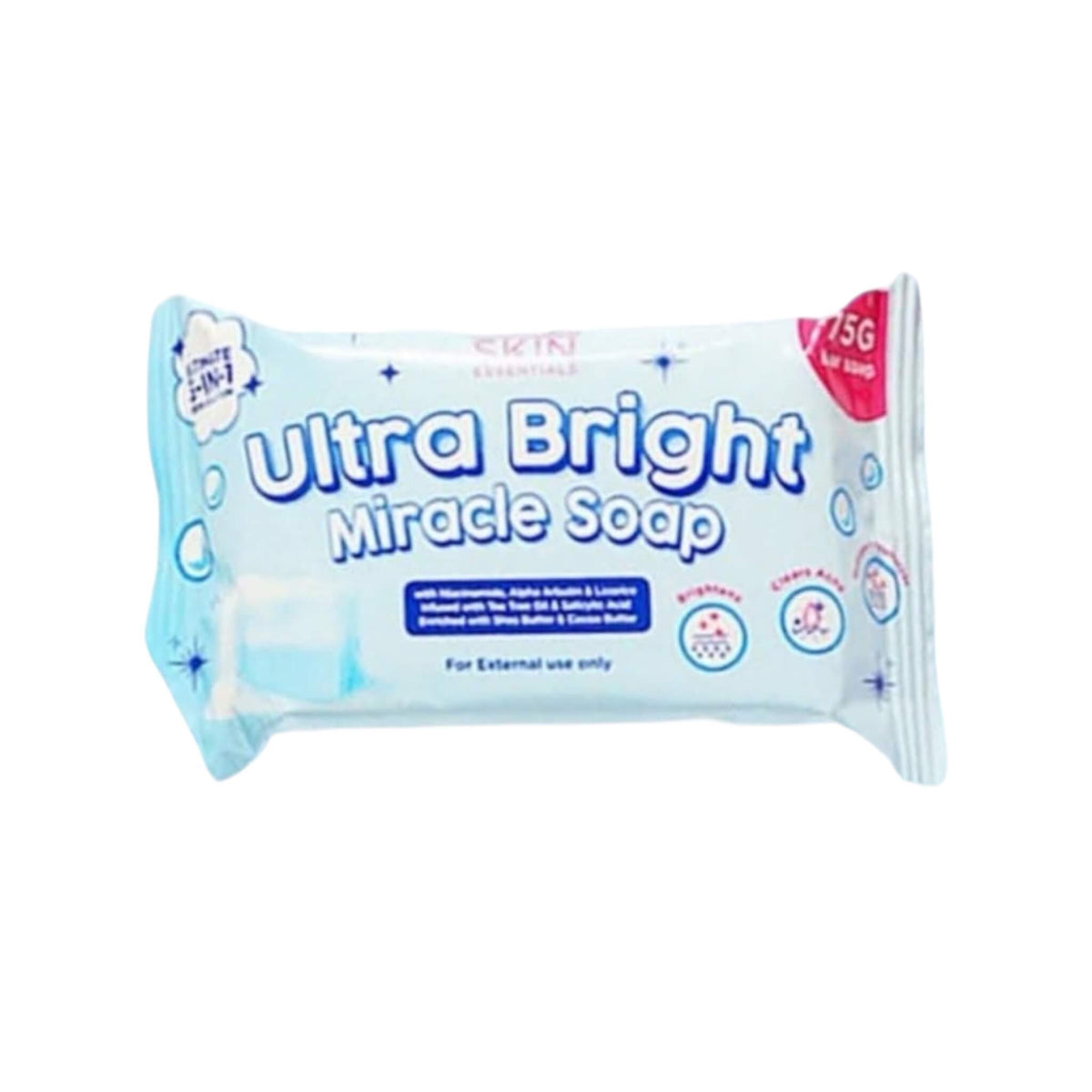 HIKARI SKIN ESSENTIALS - 9in1 Miracle Serum & UltraBright Miracle soap 75g - Bundle
