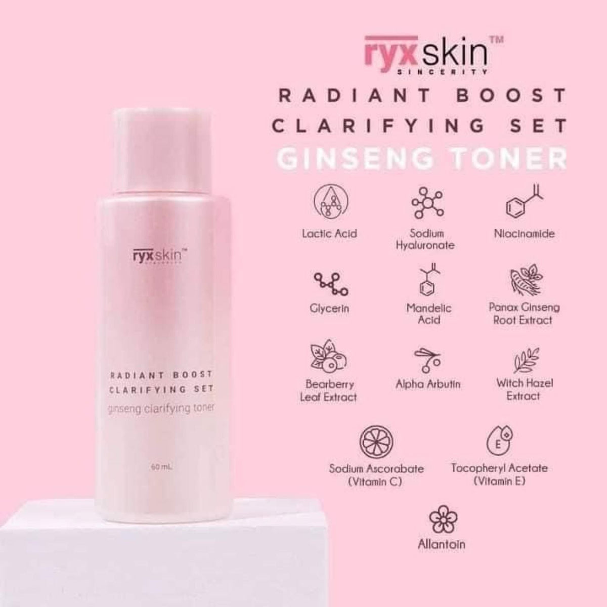 Ryxskin RYX Radiant Boost Clarifying Set