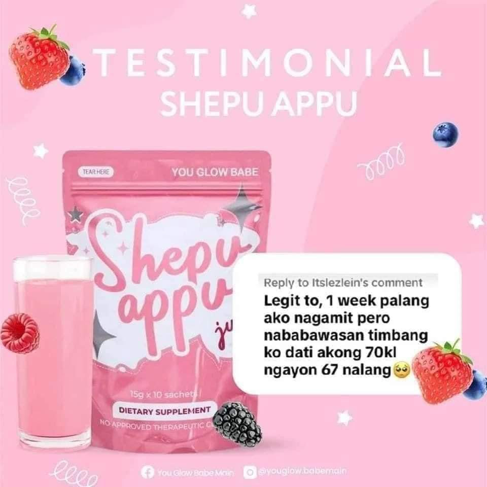 You Glow Babe-SHEPPU APPU NEW & IMPOVED JUICE 150g (NEW FORMULA WITH prebiotic & probiotic)