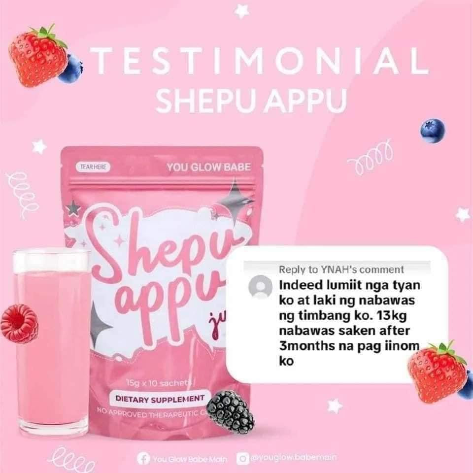 You Glow Babe-SHEPPU APPU NEW & IMPOVED JUICE 150g (NEW FORMULA WITH prebiotic & probiotic)