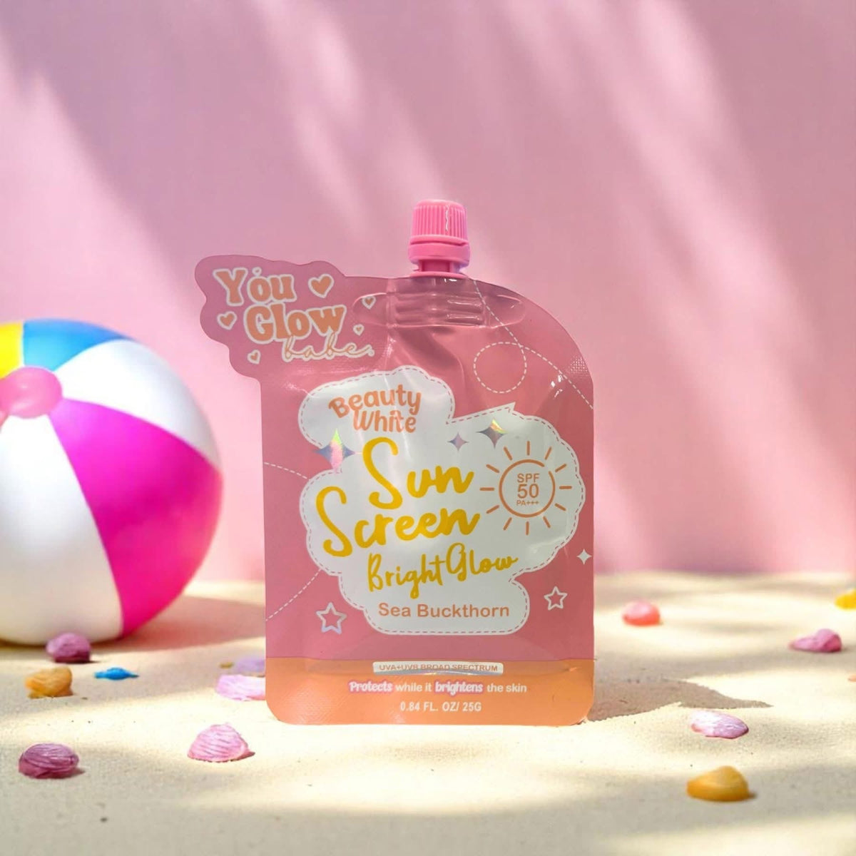 You glow babe - Beauty white sunscreen Bright Glow SPF50 - 25g