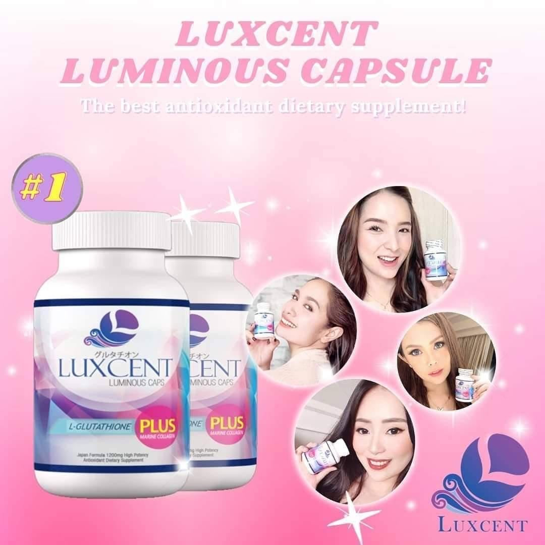 Luxcent Luminous Caps L- Glutathione + Marine collagen 60 capsul